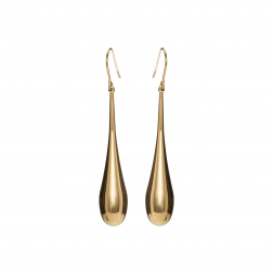 Náušnice Stainless Steel Big Drop Earring Gold