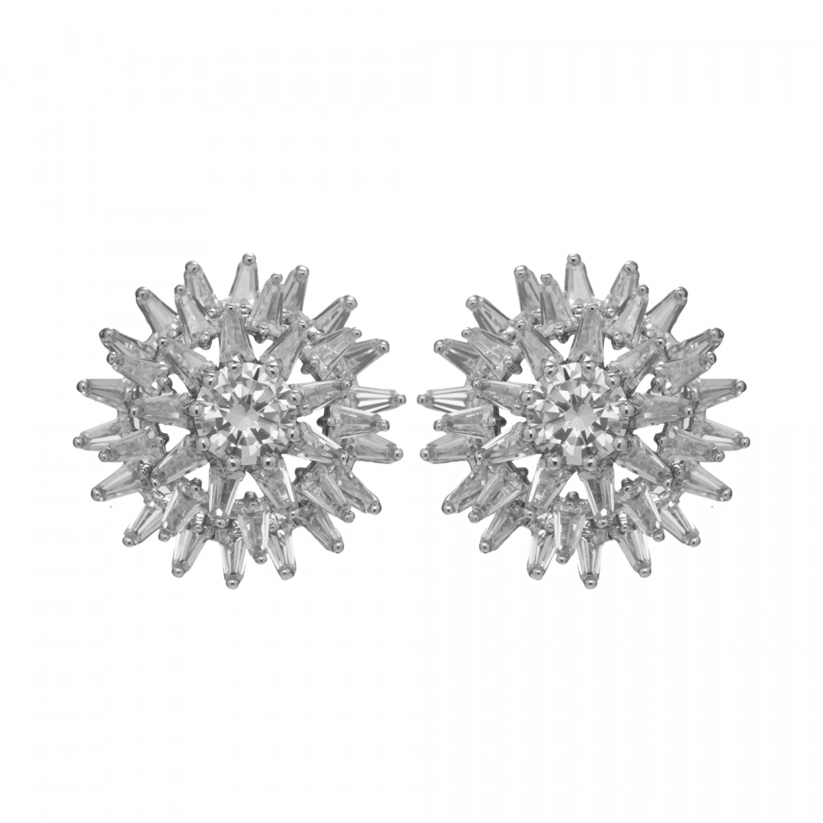 Náušnice Star Zircon Crystals Stainless Steel Náušnice Star Zircon Crystals Stainless Steel