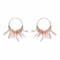 Náušnice Pastel Fish Scales Hoop