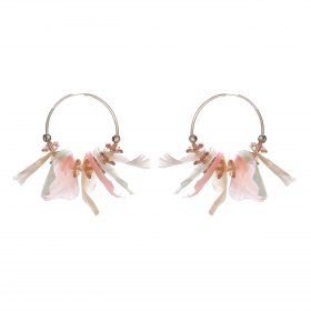 Náušnice Pastel Fish Scales Hoop