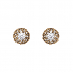 Náušnice Antic Gold Crystal