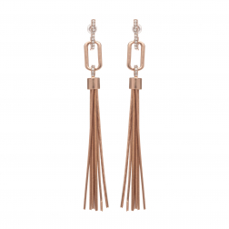 Náušnice Tara Line Rosegold