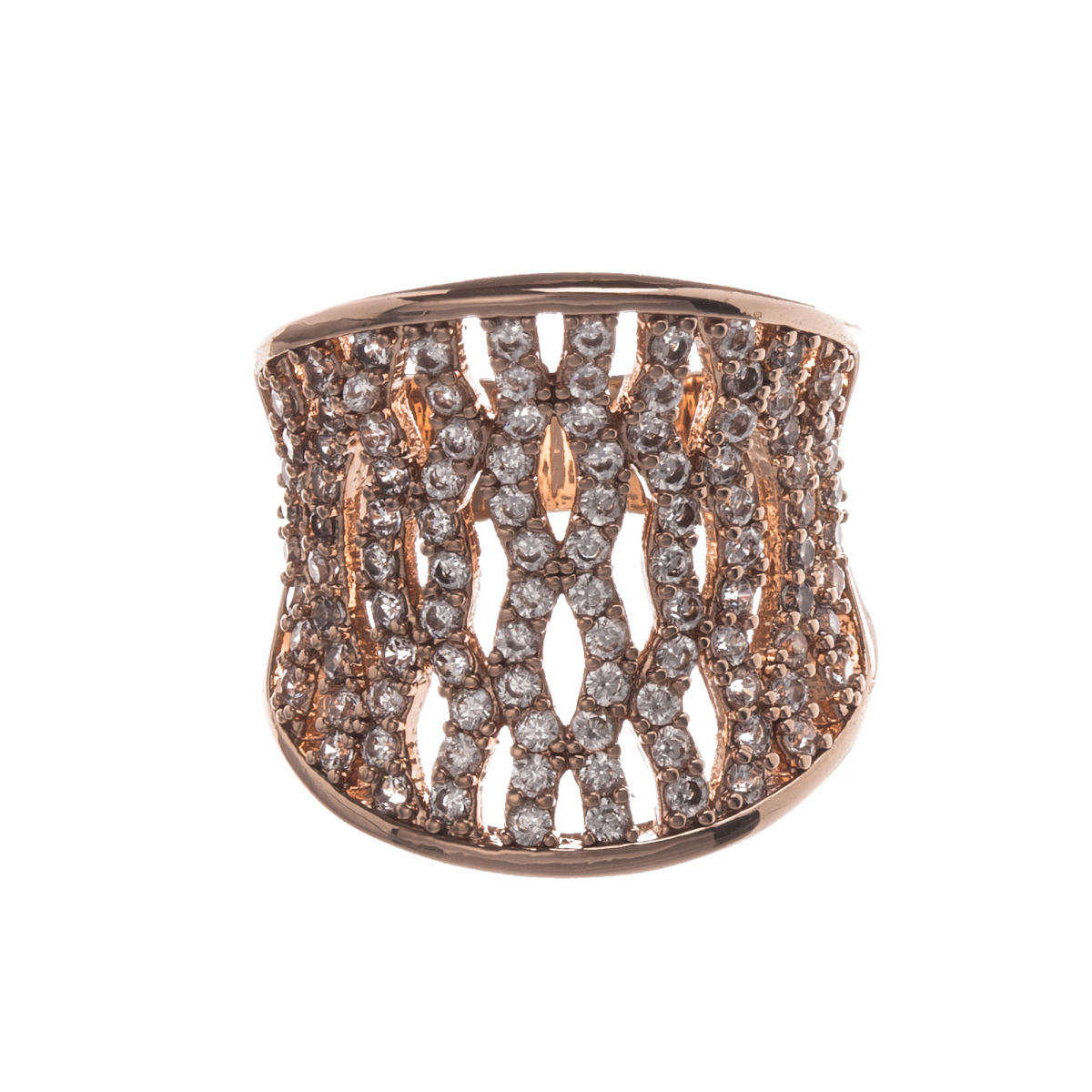 Prsteň Infinity Rosegold Zircon Prsteň Infinity Rosegold Zircon