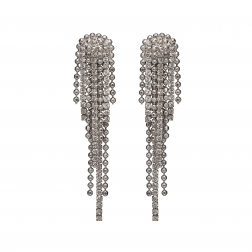 Náušnice Allison Exclusive Elegance Silver Crystals Shine