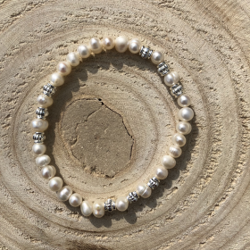 Katy Perlový náramok z pravých riečnych perál 