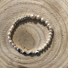 Kady Perlový náramok z pravých riečnych perál
